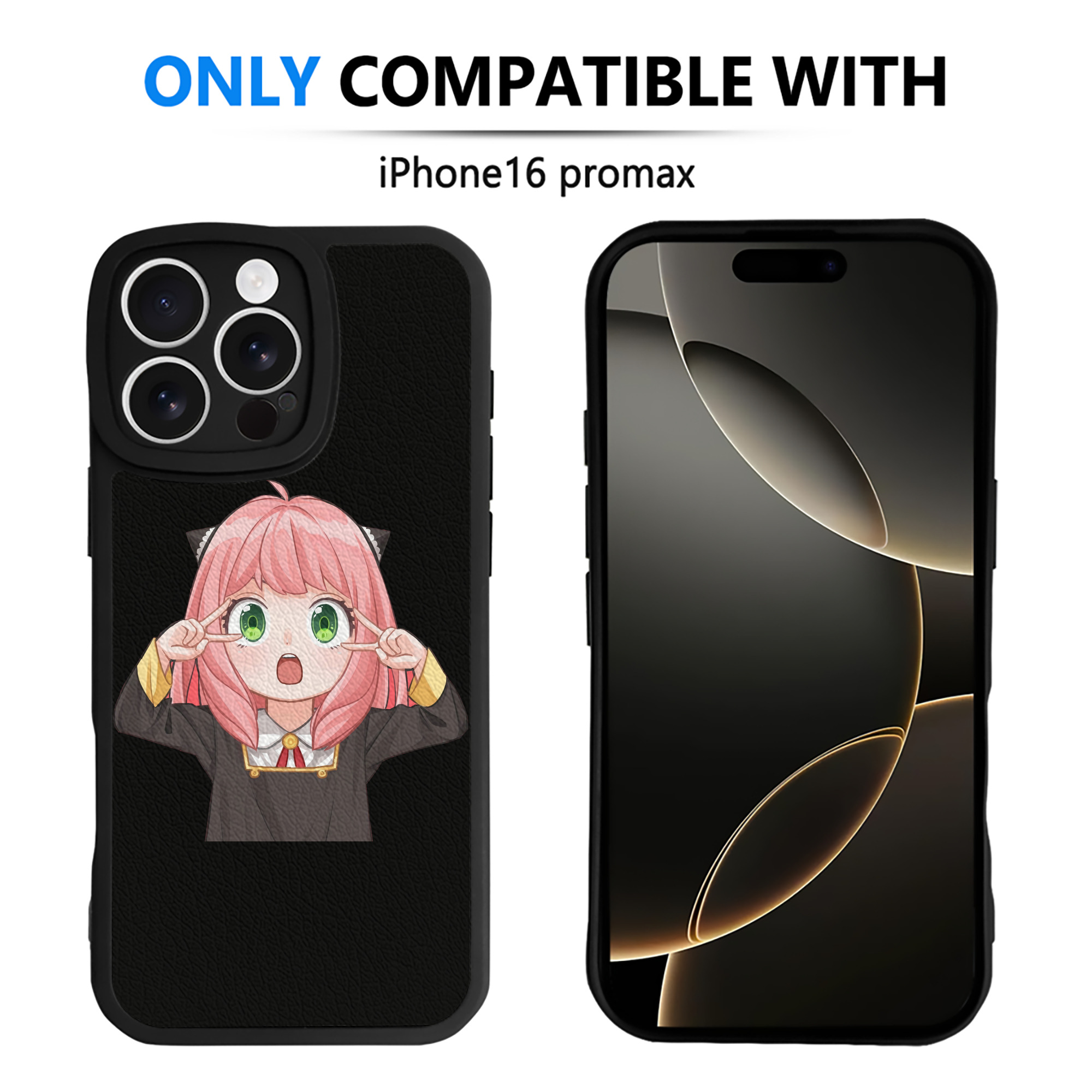 （画像用） SPY×FAMILY间谍家家酒 【iPhone 16シリーズ対応】シリコンスマホケース（レザー調） 材質：シリコン